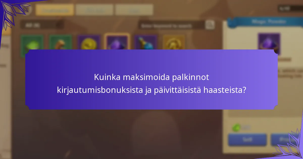 Kuinka päivittäiset haasteet toimivat Castle Clashissa?