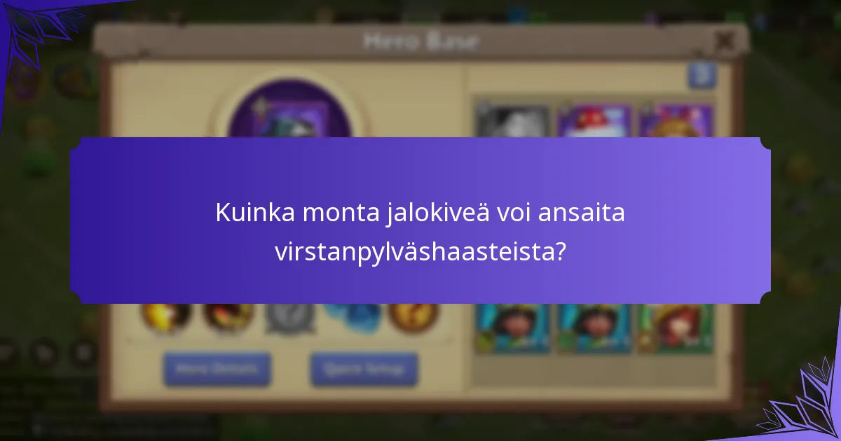 Millaisia kumulatiivisia palkintoja pelaajat voivat ansaita virstanpylväshaasteista?