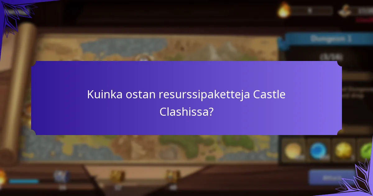 Mitkä päivitysmateriaalit sisältyvät resurssipaketteihin?