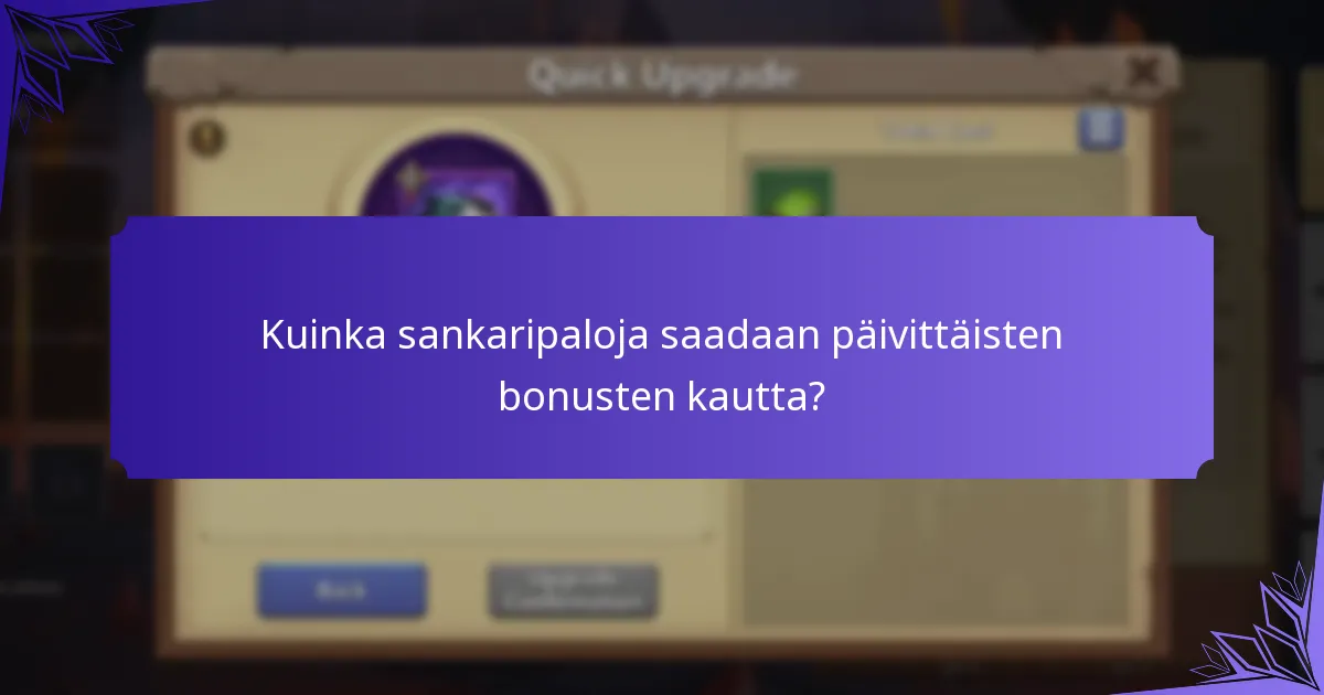 Mitkä ovat lisäpalkinnot Castle Clashissa?