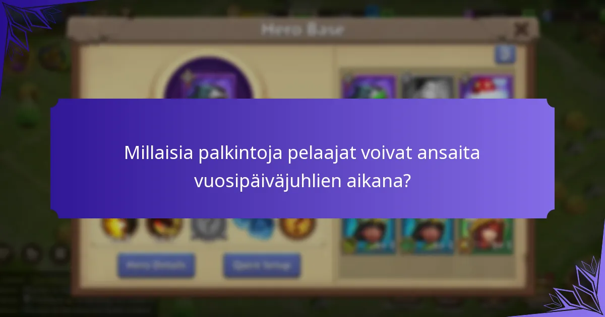 Kuinka pelaajat voivat osallistua vuosipäiväjuhliin?