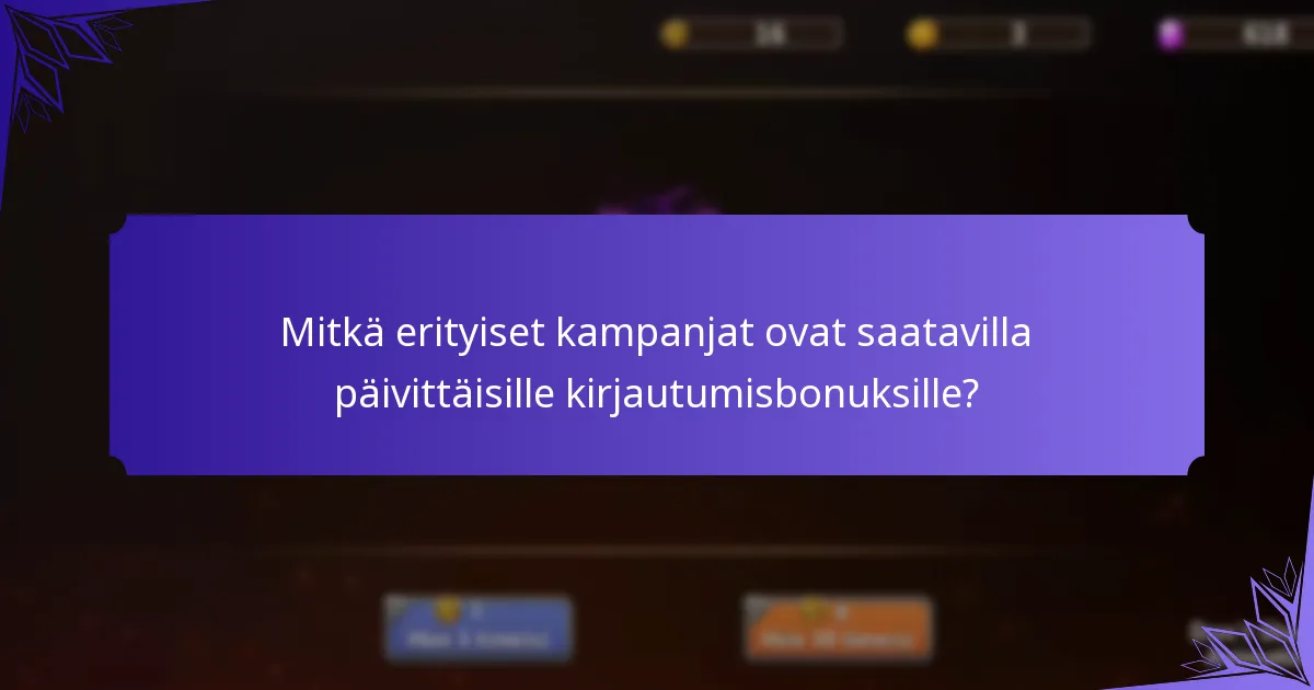 Mitkä resurssit voivat auttaa optimoimaan päivittäisiä kirjautumisbonuksia?