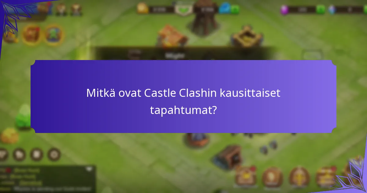 Kuinka monta sankaripalaa voidaan ansaita Castle Clashin tapahtumissa?